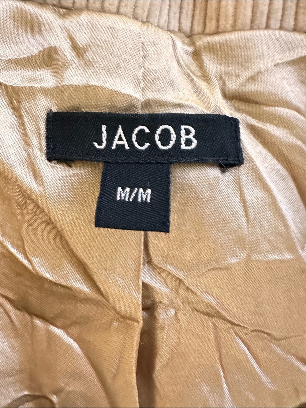 JACOB Corduroy Coat Neutral Minimalist CBK Quiet Luxury Coat - Picture 7 of 9